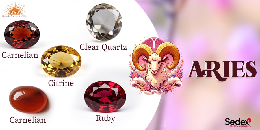 Gemstones for Zodiac Sign Aries